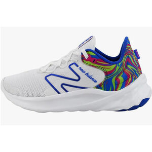 New Balance White and Blue Athletic Shoes